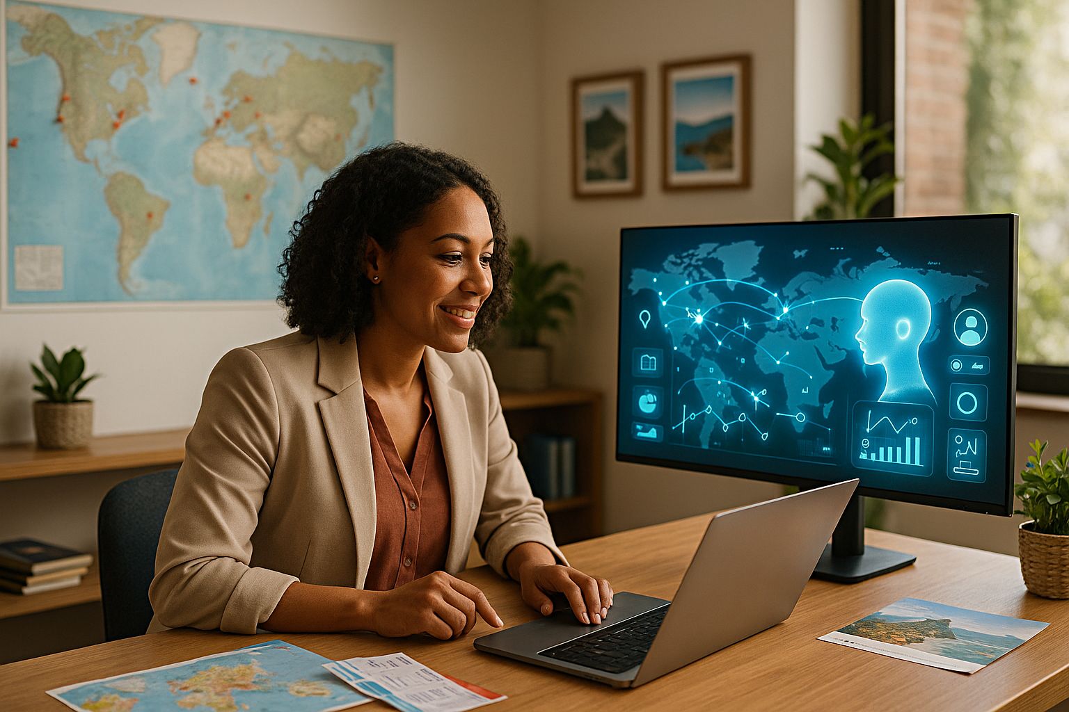 Comment l'IA remplace les agents de voyage