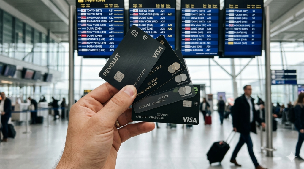 Comparatif des meilleures cartes bancaires sans frais à l'étranger pour nomades digitaux en 2026