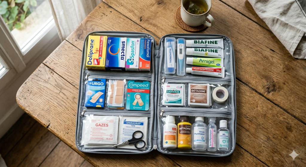 Trousse de Pharmacie Voyage Longue Durée : Checklist Complète 3 Trousse de pharmacie idéale pour voyage longue durée avec médicaments et soins essentiels