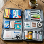 Trousse de Pharmacie Voyage Longue Durée : Checklist Complète 1 Trousse de pharmacie idéale pour voyage longue durée avec médicaments et soins essentiels