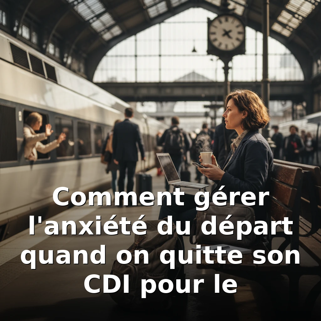 Comment gérer l'anxiété du départ quand on quitte son CDI pour le nomadisme