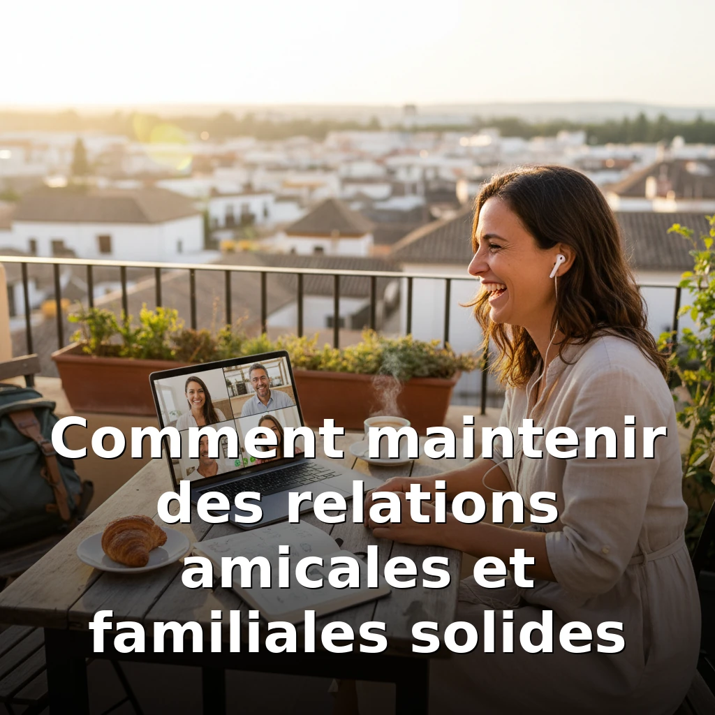 Comment maintenir des relations amicales et familiales solides quand on vit à l'étranger