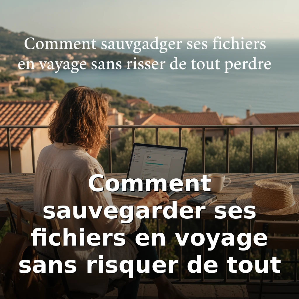 Comment sauvegarder ses fichiers en voyage sans risquer de tout perdre