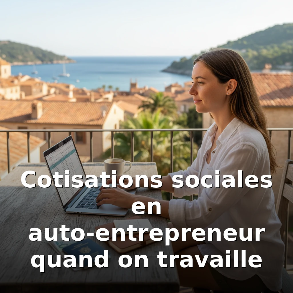Cotisations sociales en auto-entrepreneur quand on travaille depuis l'étranger