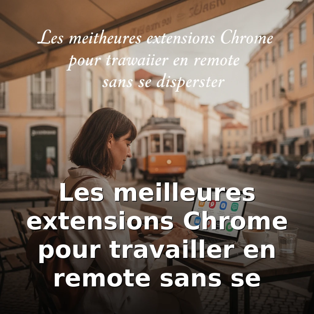 Les meilleures extensions Chrome pour travailler en remote sans se disperser