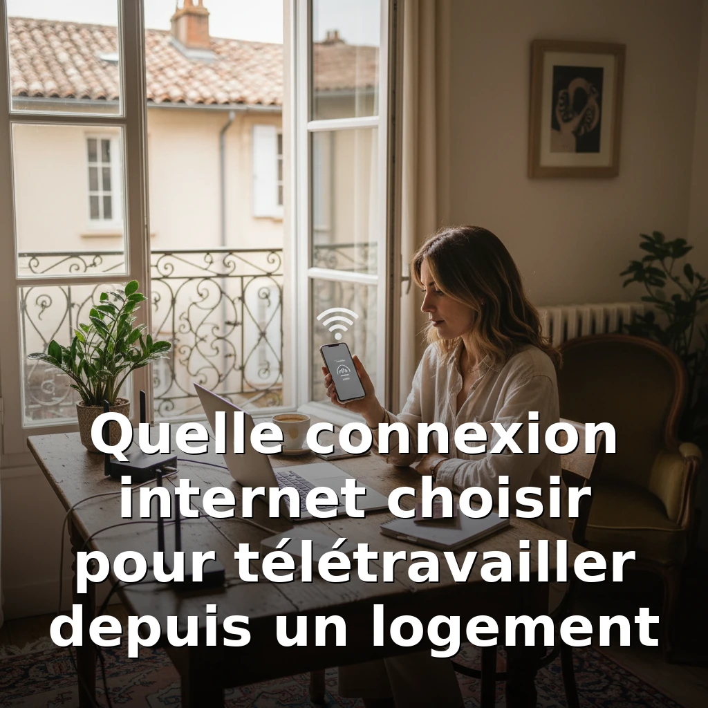 Quelle connexion internet choisir pour télétravailler depuis un logement Airbnb ?