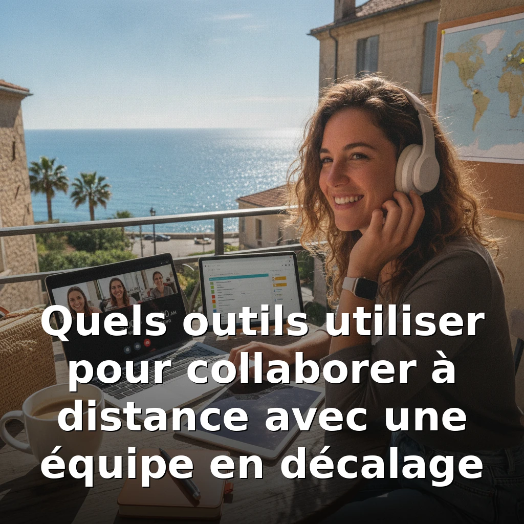 Quels outils utiliser pour collaborer à distance avec une équipe en décalage horaire ?