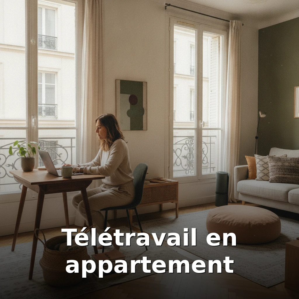 Télétravail en appartement : comment séparer espace pro et espace perso quand on est seul