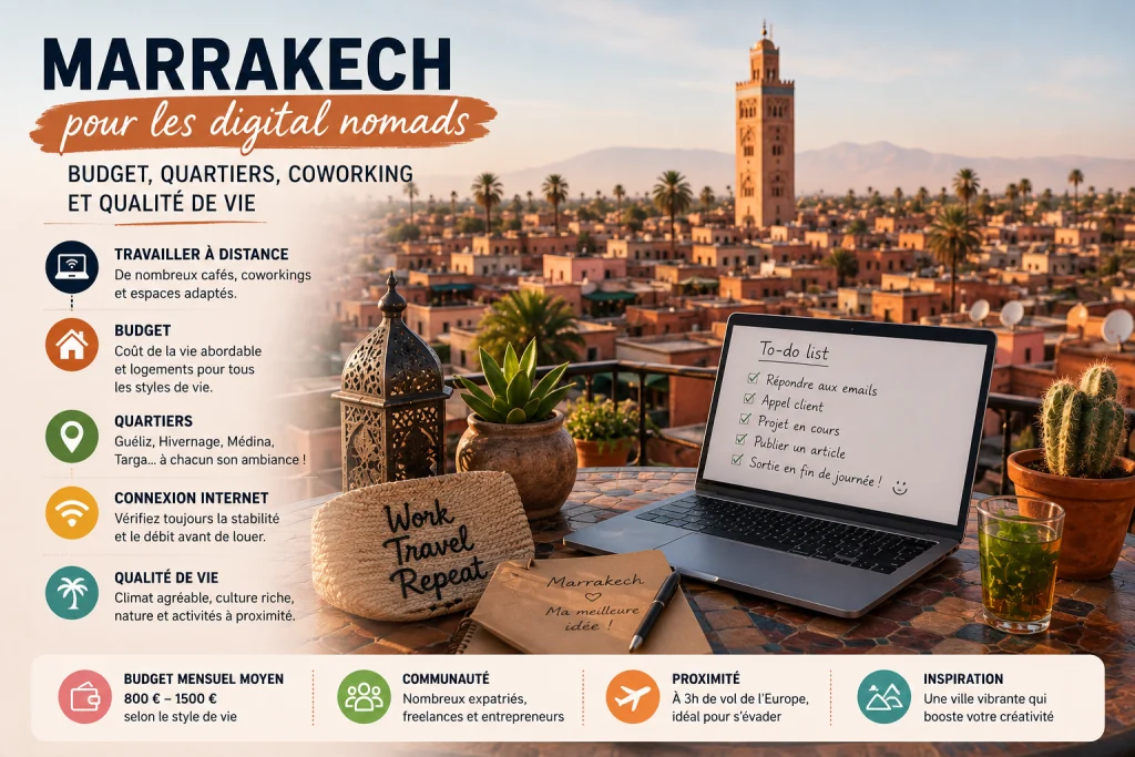 Marrakech pour les digital nomads