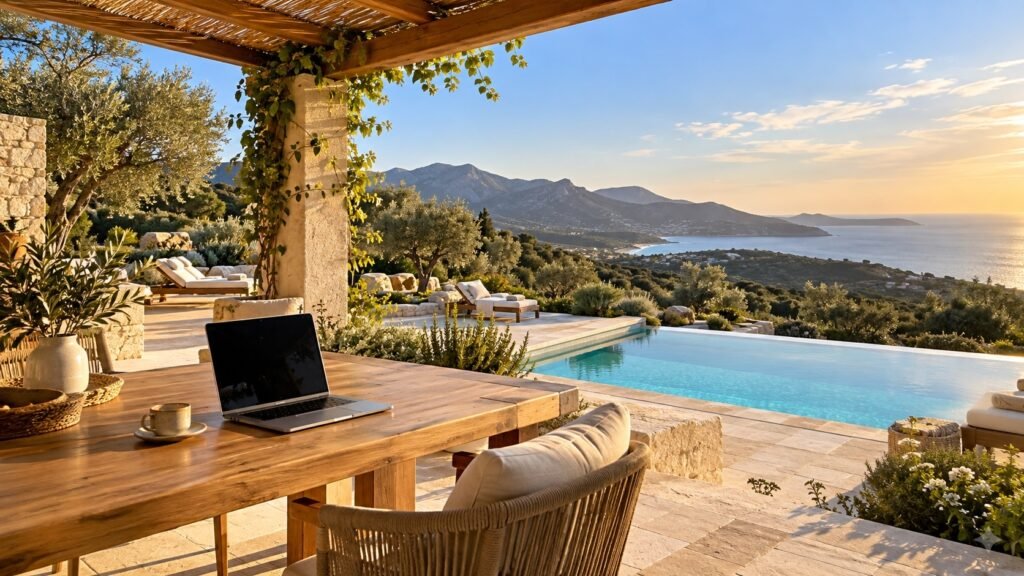 Villa avec vue sur la mer en Balagne, Corse